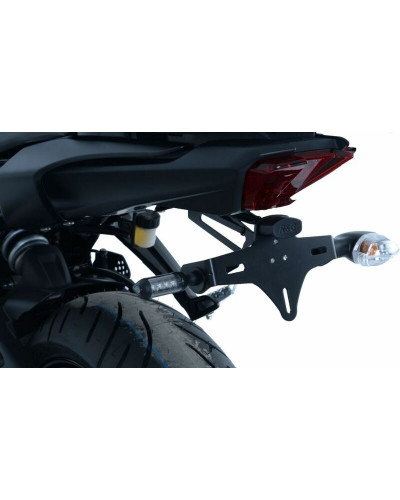 Support Plaque Immatriculation Moto R&G RACING Support de plaque R&G RACING noir Yamaha MT-07