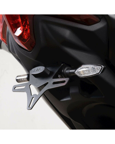 Support Plaque Immatriculation Moto R&G RACING Support de plaque R&G RACING - noir Yamaha T-Max 560