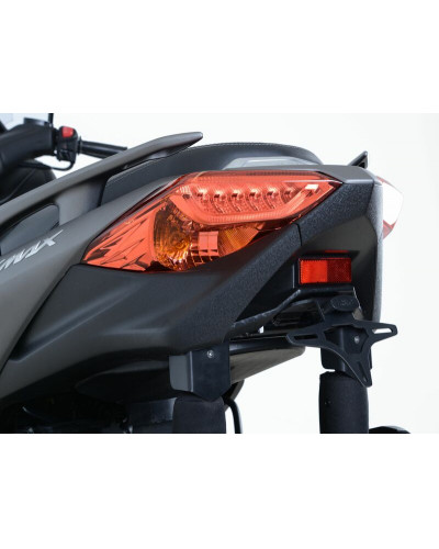 Support Plaque Immatriculation Moto RG RACING Support de plaque R&G RACING noir Yamaha X-Max 300