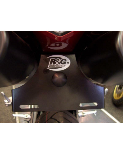 Support Plaque Immatriculation Moto RG RACING Support de plaque R&G RACING noir Yamaha YZF-R1