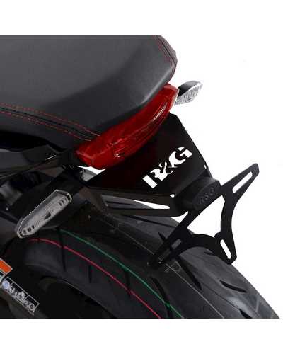 Support Plaque Immatriculation Moto R&G RACING Support de plaque R&G RACING - noir