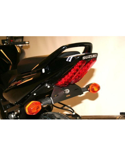 Support Plaque Immatriculation Moto RG RACING Support de plaque R&G RACING pour SV650 '07-09