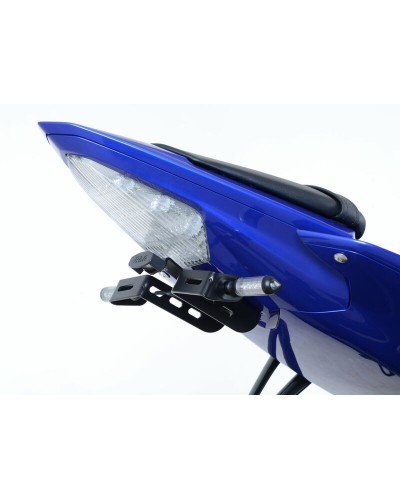 Support Plaque Immatriculation Moto R&G RACING Support de plaque R&G RACING titane Yamaha YZF-R6