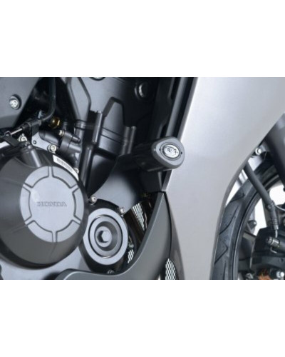 Tampon Protection Moto R&G RACING Tampons aero R&G RACING noir Honda CBR500R