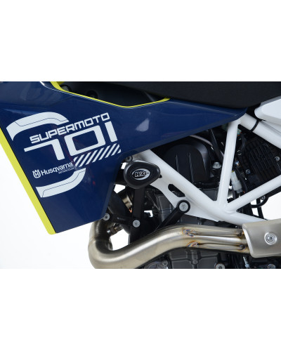 Tampon Protection Moto RG RACING Tampons de protecion Aero R&G RACING noir Husqvarna 701 Supermoto