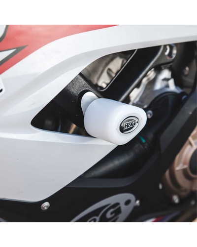 Tampon Protection Moto R&G RACING Tampons de protection R&G RACING Aero blanc BMW S1000RR