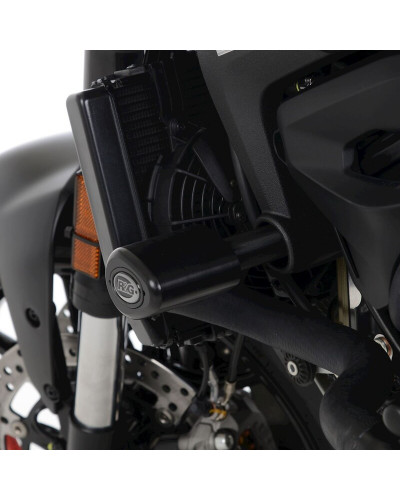 Tampon Protection Moto R&G RACING Tampons de protection R&G RACING Aero - blanc Ducati Monster 950