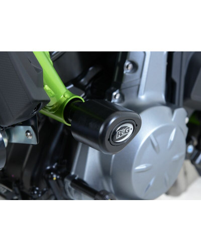 Tampon Protection Moto RG RACING Tampons de protection R&G RACING Aero blanc Kawasaki Z650