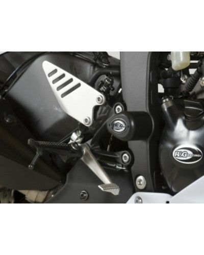 Tampon Protection Moto R&G RACING Tampons de protection R&G RACING Aero blanc Kawasaki ZX6R 636