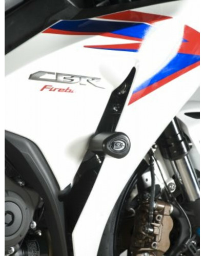 Tampon Protection Moto R&G RACING Tampons de protection R&G RACING Aero blanc (sans perçage) Honda CBR1000RR
