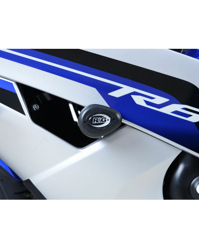 Tampon Protection Moto RG RACING Tampons de protection R&G RACING Aero blanc Yamaha YZF-R6