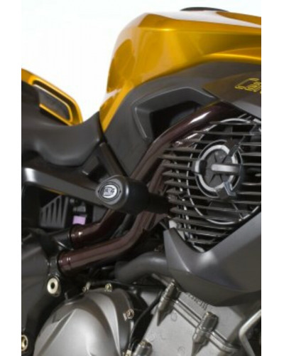 Tampon Protection Moto RG RACING Tampons de protection R&G RACING Aero noir Benelli TNT 1130/Cafe Racer