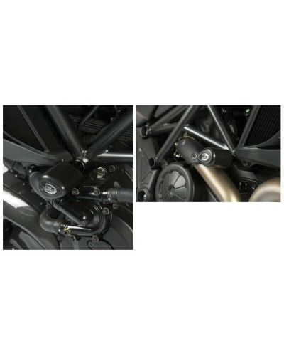 Tampon Protection Moto R&G RACING Tampons de protection R&G RACING Aero noir Ducati Diavel