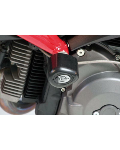 Tampon Protection Moto RG RACING Tampons de protection R&G RACING Aero noir Ducati Monster 696/796/1100