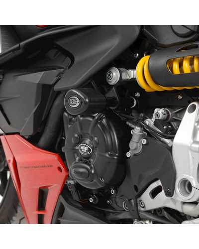 Tampon Protection Moto R&G RACING Tampons de protection R&G RACING Aero noir  Ducati Panigale V2