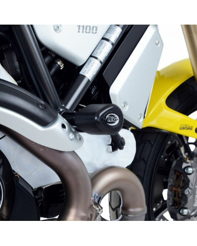 Tampon Protection Moto RG RACING Tampons de protection R&G RACING Aero noir Ducati Scrambler