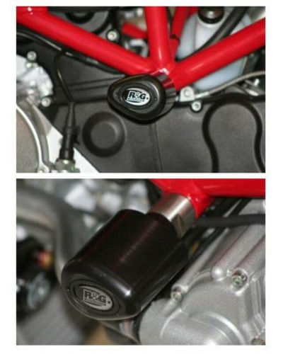 Tampon Protection Moto RG RACING Tampons de protection R&G RACING Aero noir Ducati