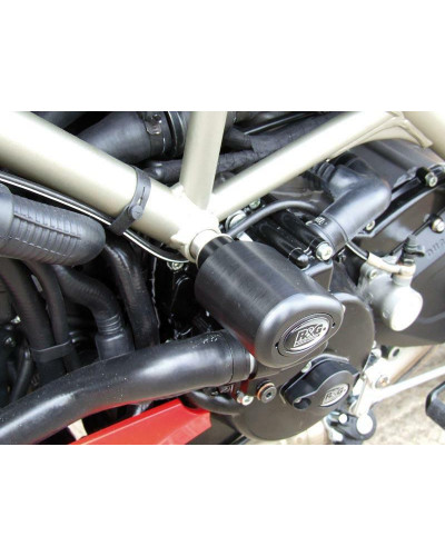 Tampon Protection Moto RG RACING Tampons de protection R&G RACING Aero noir Ducati