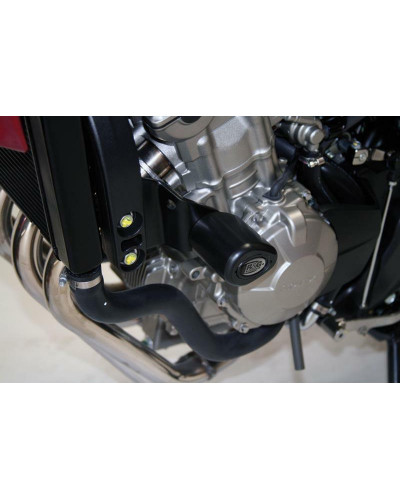Tampon Protection Moto RG RACING Tampons de protection R&G RACING Aero noir Honda CB600N/F Hornet