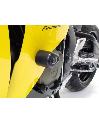 Tampon Protection Moto RG RACING Tampons de protection R&G RACING Aero noir Honda CBR1000RR Fireblade/SP/SP2