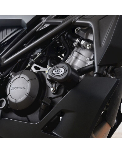 Tampon Protection Moto RG RACING Tampons de protection R&G RACING Aero - noir Honda CBR125R