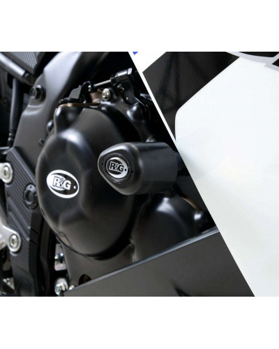 Tampon Protection Moto R&G RACING Tampons de protection R&G RACING Aero noir Honda CBR500R