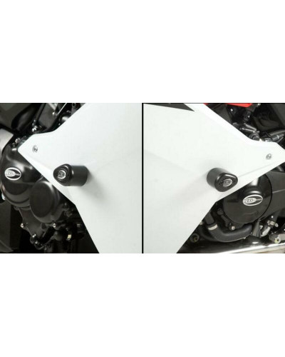 Tampon Protection Moto RG RACING Tampons de protection R&G RACING Aero noir Honda CBR600 F