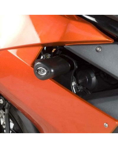 Tampon Protection Moto R&G RACING Tampons de protection R&G RACING Aero noir Kawasaki ER-6 F