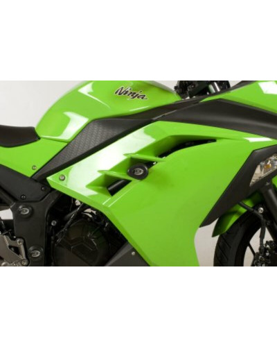 Tampon Protection Moto R&G RACING Tampons de protection R&G RACING Aero noir Kawasaki Ninja 300