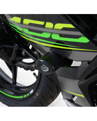 Tampon Protection Moto R&G RACING Tampons de protection R&G RACING Aero noir Kawasaki Ninja 400