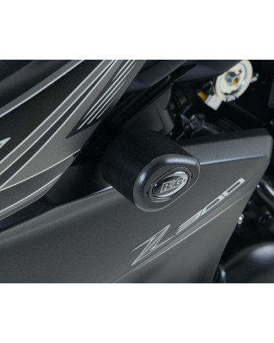 Tampon Protection Moto R&G RACING Tampons de protection R&G RACING Aero noir Kawasaki Z300