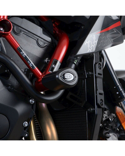 Tampon Protection Moto R&G RACING Tampons de protection R&G RACING Aero noir Kawasaki ZH2