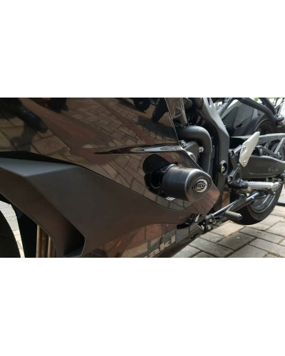 Tampon Protection Moto R&G RACING Tampons de protection R&G RACING Aero noir Kawasaki ZX-25R