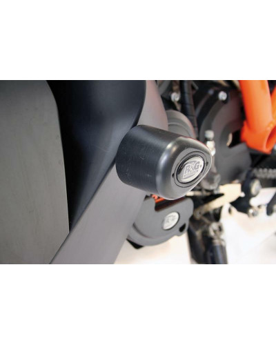 Tampon Protection Moto R&G RACING Tampons de protection R&G RACING Aero noir KTM RC8 1190/R/R Track
