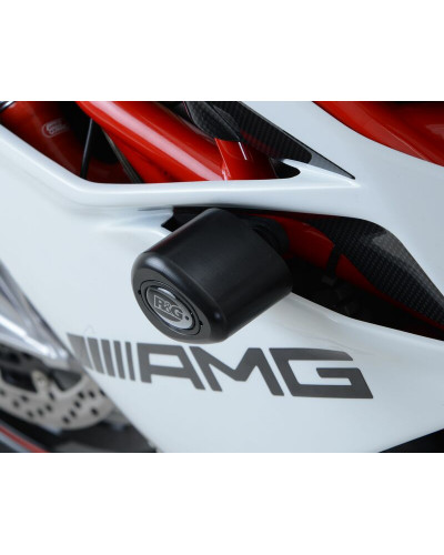 Tampon Protection Moto R&G RACING Tampons de protection R&G RACING Aero noir (sans perçage) MV Agusta F4RC