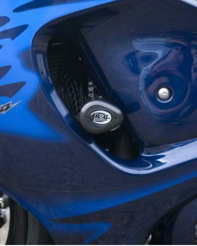 Tampon Protection Moto R&G RACING Tampons de protection R&G RACING Aero noir sans perçage Suzuki GSX1340R Hayabusa