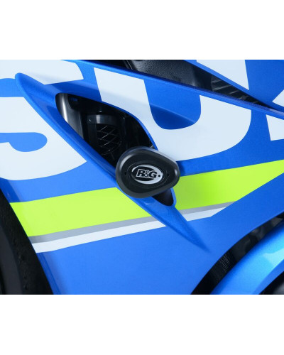 Tampon Protection Moto R&G RACING Tampons de protection R&G RACING Aero noir Suzuki GSX-R1000