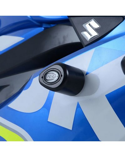 Tampon Protection Moto R&G RACING Tampons de protection R&G RACING Aero noir Suzuki GSX-R125