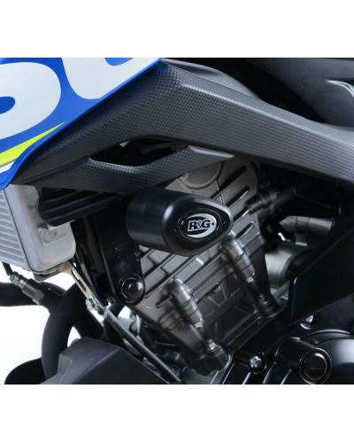 Tampon Protection Moto R&G RACING Tampons de protection R&G RACING Aero noir Suzuki GSX-S125