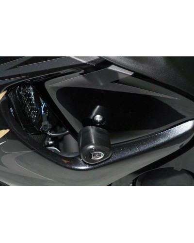 Tampon Protection Moto RG RACING Tampons de protection R&G RACING Aero noir Suzuki GSX1340R Hayabusa