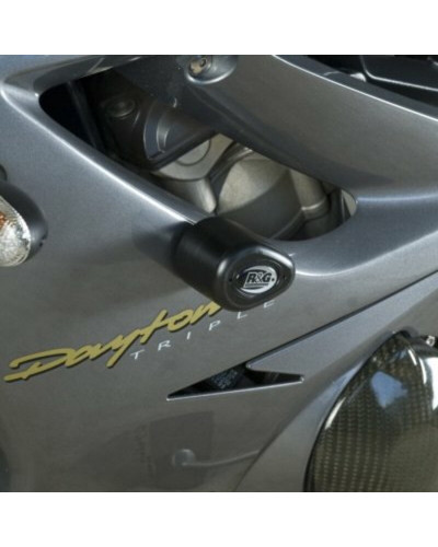 Tampon Protection Moto RG RACING Tampons de protection R&G RACING Aero noir Triumph Daytona 675/R