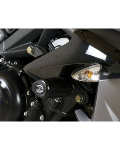 Tampon Protection Moto R&G RACING Tampons de protection R&G RACING Aero noir Triumph Daytona/Street Triple 675