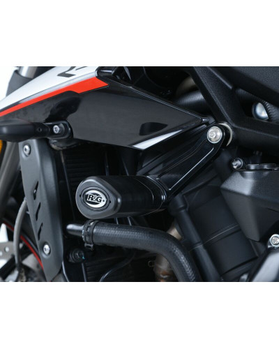 Tampon Protection Moto R&G RACING Tampons de protection R&G RACING Aero noir Triumph Street Triple