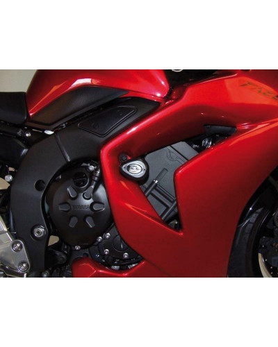Tampon Protection Moto RG RACING Tampons de protection R&G RACING Aero noir Yamaha FZ1 N/S Fazer