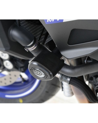 Tampon Protection Moto RG RACING Tampons de protection R&G RACING Aero noir Yamaha MT-10