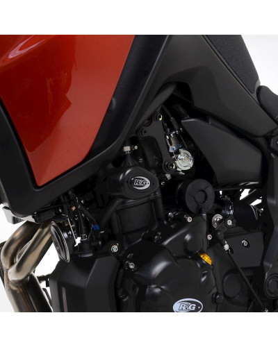Tampon Protection Moto RG RACING Tampons de protection R&G RACING Aero - noir Yamaha Tracer 7
