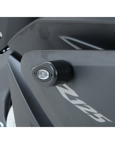 Tampon Protection Moto R&G RACING Tampons de protection R&G RACING Aero noir Yamaha YZF-R125