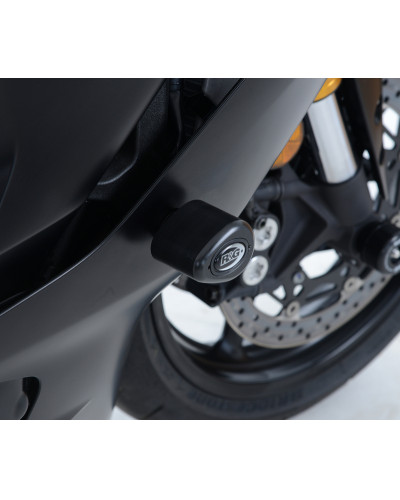 Tampon Protection Moto RG RACING Tampons de protection R&G RACING Aero noir Yamaha YZF-R6