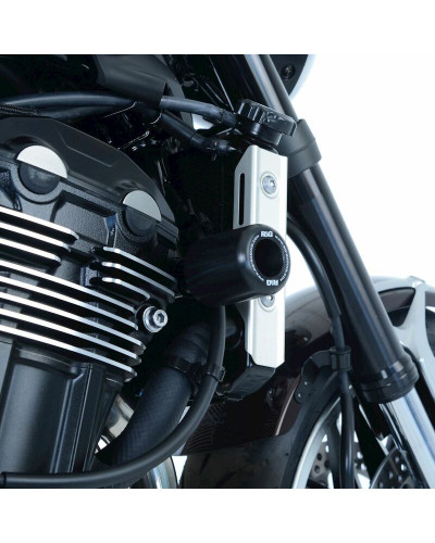 Tampon Protection Moto RG RACING Tampons de protection R&G RACING Classic Style noir Kawasaki Z900RS