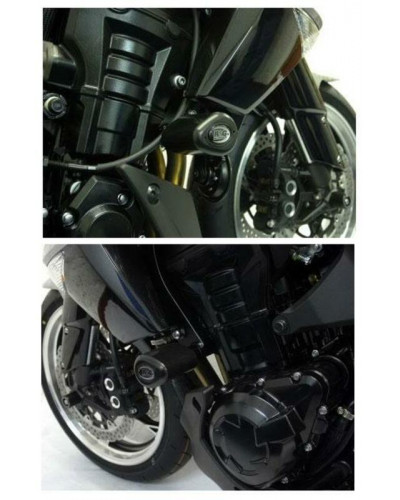 Tampon Protection Moto RG RACING Tampons de protection R&G RACING noir Kawasaki Z1000